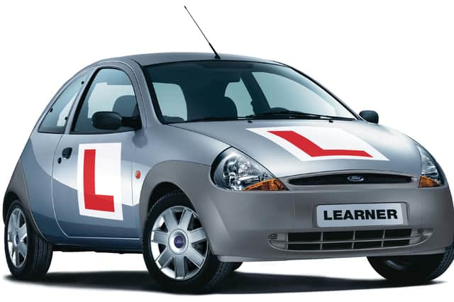 Lou struggled to take orders from her dad during driving lessons