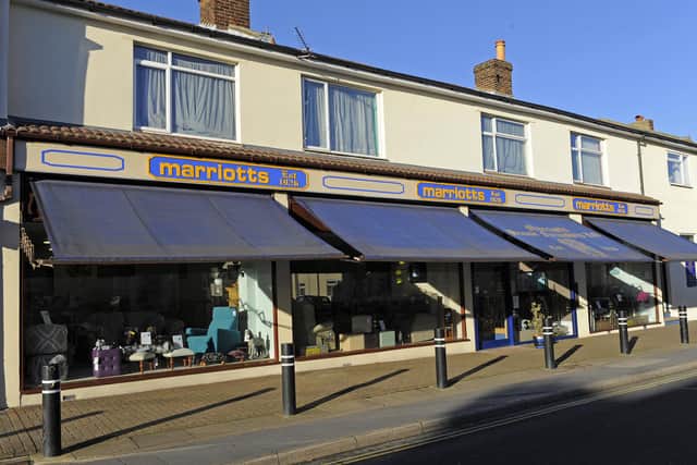 Marriotts Furnishers at 91-103 New Road, Portsmouth, pictured in 2016