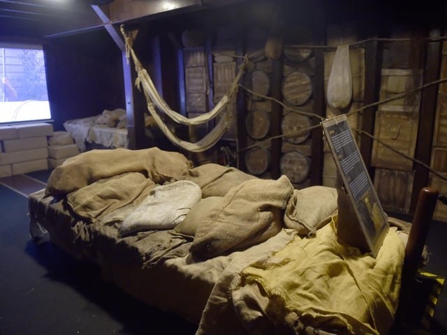 People are able to explore the warship and learn about naval history. Picture: Sarah Standing (010825-7896)