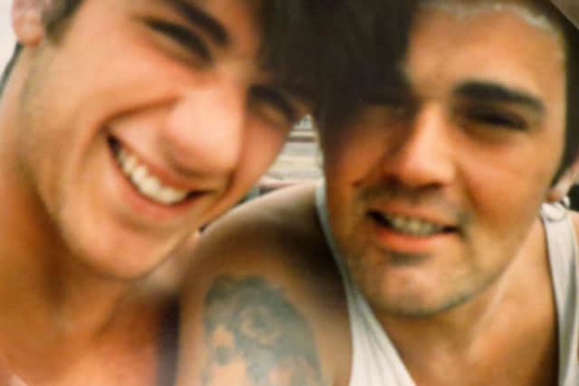James and Tim during their time in East Germany. Credit: James Mouland