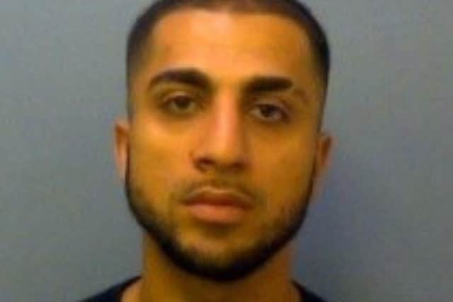 Sayaf Rajab, 27, is wanted on recall to prison for breaching the conditions of his licence. He is known to frequent Slough, Hayling Island and Havant. Picture: Thames Valley Police.