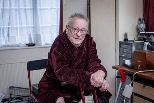 John Leighton is confined to an electric wheelchair. After placing his order at Burger King, Havant and going round to collect his food, he was told by staff that they would not serve him on health and safety grounds. 

Picture: Habibur Rahman