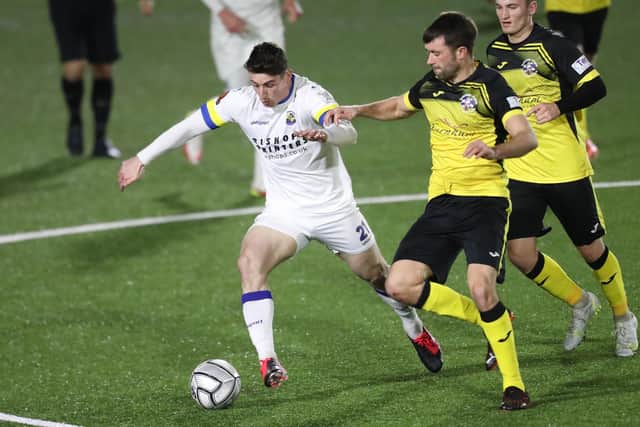 James Roberts shone in the FA Cup win against higher tier Torquay, but has recently been loaned out to Hampton & Richmond.
Picture: Dave Haines