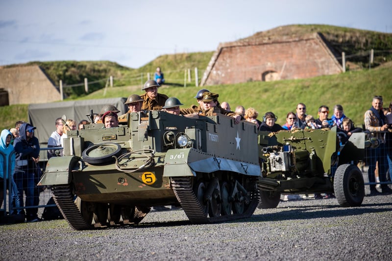 Entry is free of charge at the impressive and historic Fort Nelson. Visitors can explore the extensive Royal Armouries collection and watch some of the incredible artillery in action during regular live firing demonstrations, as well as learning the fascinating history of the fort’s use as a military base.