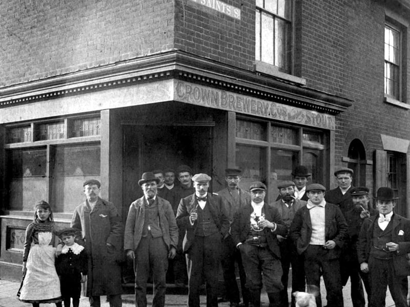Crown Brewery in All Saints Street. This was between Commercial Road and Staunton Street. Picture: Costen.co.uk