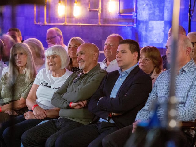 The audience at the show.