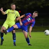 US Portsmouth (maroon/blue) suffered a fourth straight PO postcode Wessex Premier loss on Tuesday, going down 3-1 to Horndean. Picture: Martyn White