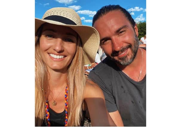 Claire Tamplin and Joe Wicks.