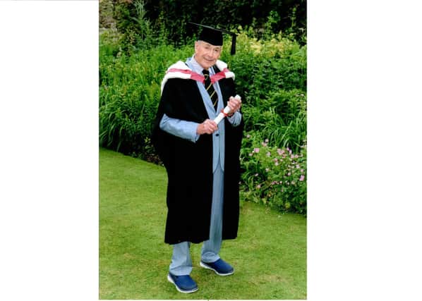 Former Portsmouth GP Colin Arnold picturerd in 2019 when he attended his grandaughter's graduation at Cambridge. Picture: Ann Arnold
