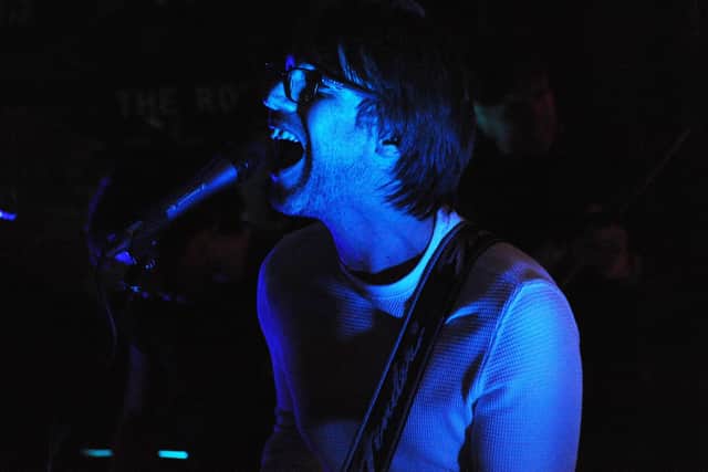 Tom Wells of Fast Trains in their debut headlining gig at The Loft, Southsea, February 2020. Picture by Paul Windsor