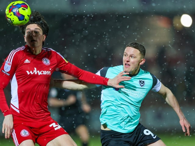 Accrington v Pompey match action