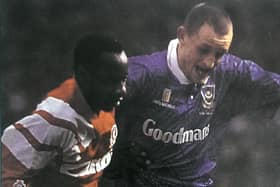 Chris Burns made 116 appearances for Pompey - now he's starring for England.