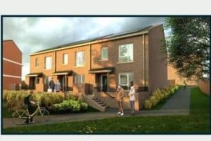 The design of the PassivHaus homes planned for Wecock Farm in Waterlooville by Portsmouth City Council