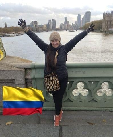 Columbian rumba dancer Janneth