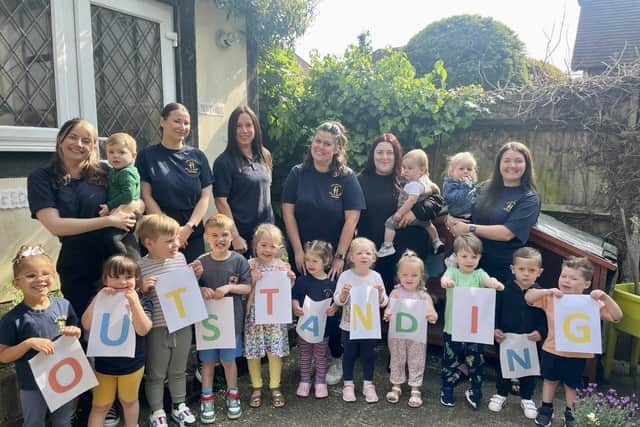 Dolls House Nursery celebrates its Ofsted report