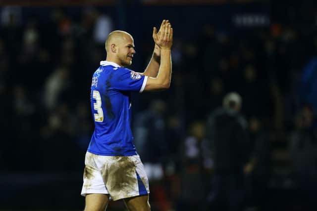 Johnny Ertl spent almost three years at Fratton Park after signed on a free transfer by Michael Appleton in August 2012. Picture: Joe Pepler