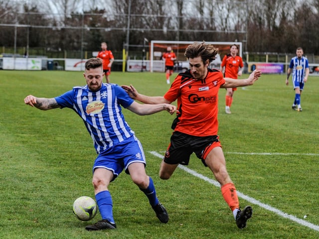 Portchester striker Scott Jones. Picture by Daniel Haswell
