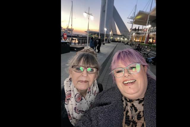 Maggie Day and her daugther Judi Burns.