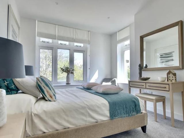 Inside one of the two bedrooms