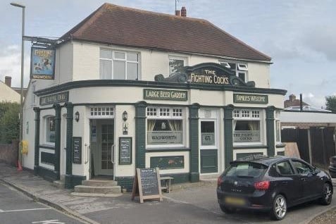 The Fighting Cocks is a traditional pub in Alverstoke, Gosport. It is rated 4.5 on Google.