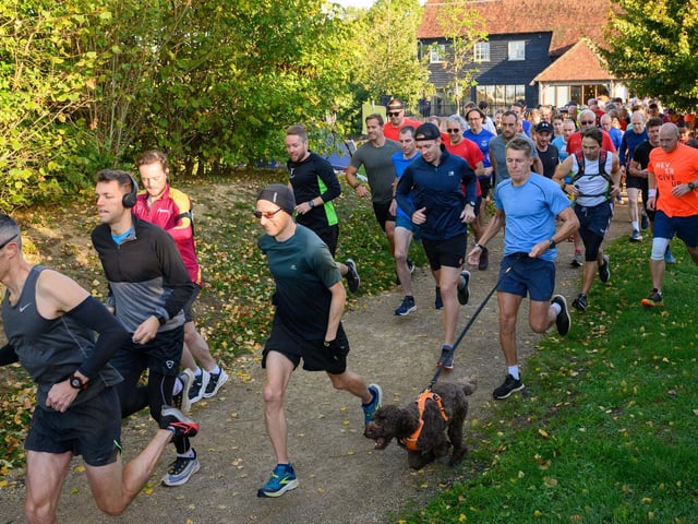 Fareham parkrun start. Picture: Keith Woodland