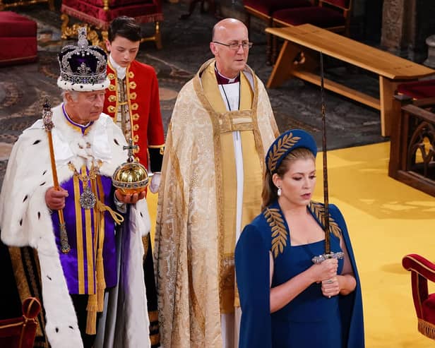 Penny Mordaunt carries the Sword of State ahead of King Charles III during his Coronation in 2023 (Picture: Yui Mok/WPA pool/Getty Images)