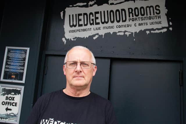 Manager of the Wedgewood Rooms in Albert Road, Southsea, Geoff Priestley, says he has a good relationship with his landlord
Picture: Matthew Tiller