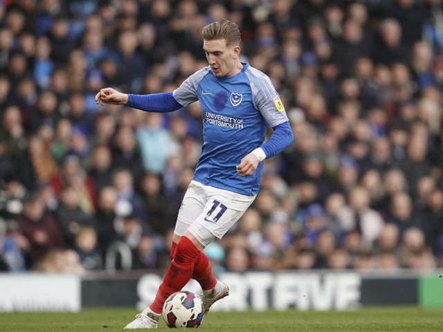 He looks back to his best in a Pompey shirt and impressed on the left on Saturday, which also saw him find the net against Cheltenham.