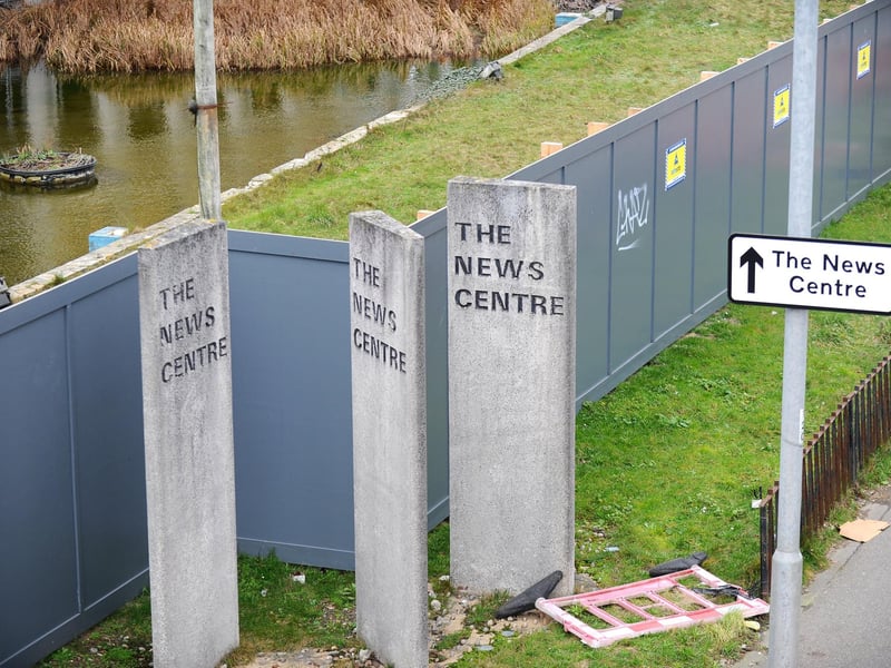 The monoliths will remain untouched during the demolition work
Picture: Sarah Standing (300124-4909)