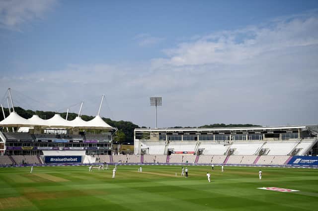 The Ageas Bowl will host the World Test Championship final in June. Photo by Gareth Copley/Getty Images for ECB.