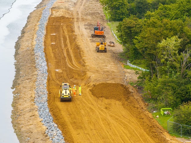 A lot of progress has been made at the site. Picture:Marcin Jedrysiak