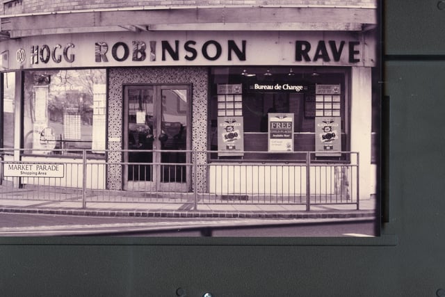 The Hogg Robinson travel shop in Market Parade, Havant, 1993. Picture: The News PP4822