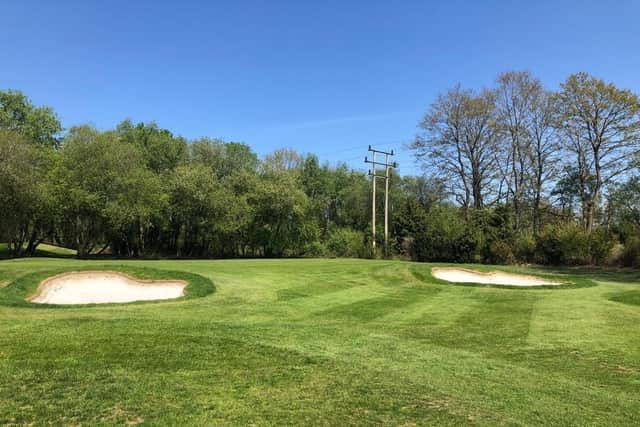 Some of the new bunkers at Waterlooville Golf Club. Pic: Waterlooville GC.