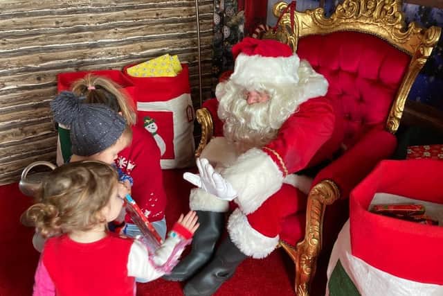 Rosanna Morton, aged two, at Bunn Leisure's Winter Wonderland