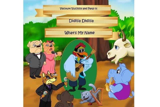 Nurse Patsy Hobson, from Port Solent, has created animated characters, songs and books to help encourag children to eat healthily. Pictured: Viscount Vulchico