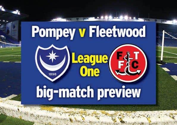 Pompey entertain Fleetwood in League One tonight