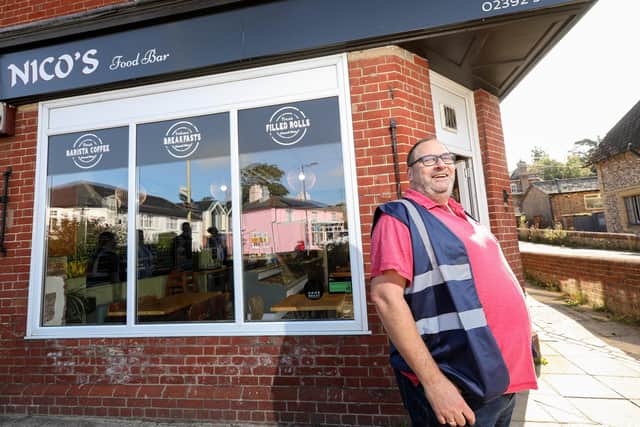 Stuart Buchanan has set up Havant and Waterlooville Eats. Pictured at Nico's, HorndeanPicture: Chris Moorhouse (jpns 250821-01)