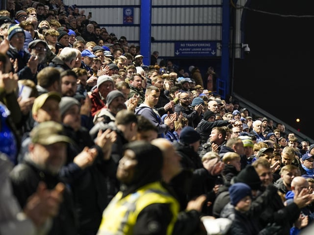19,439 Pompey fans were present for the 2-1 win against Burton at Fratton Park
