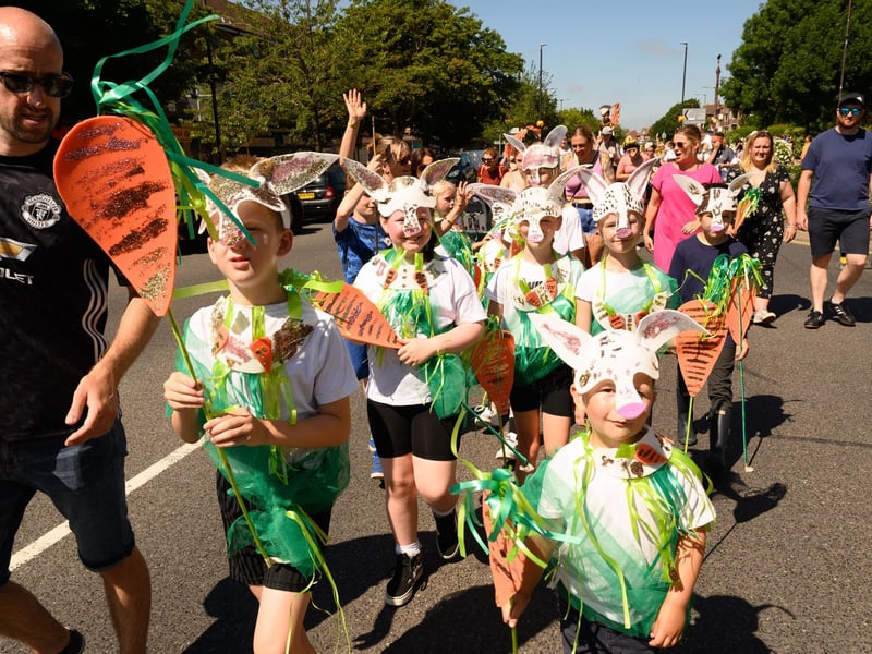 Pictured is: local children at the event.

Picture: Keith Woodland