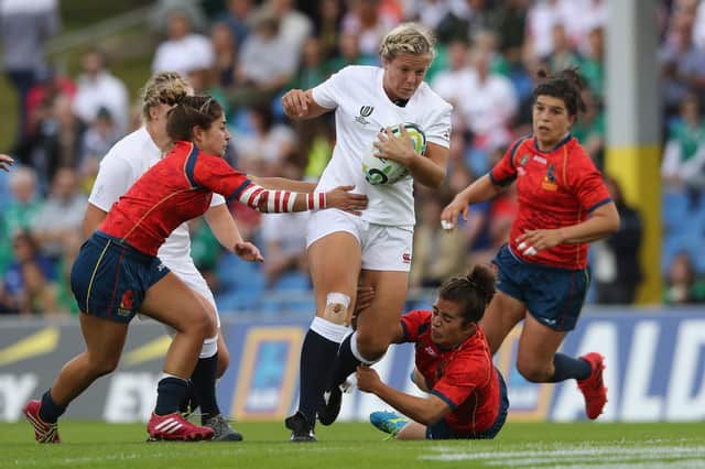 England women's star Vickii Cornborough will be at the Portsmouth Valkyries open training session this coming Saturday. Photo by David Rogers/Getty Images.