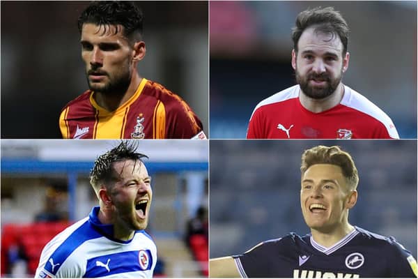Gareth Evans, Brett Pitman, Marc McNulty, Ben Thompson