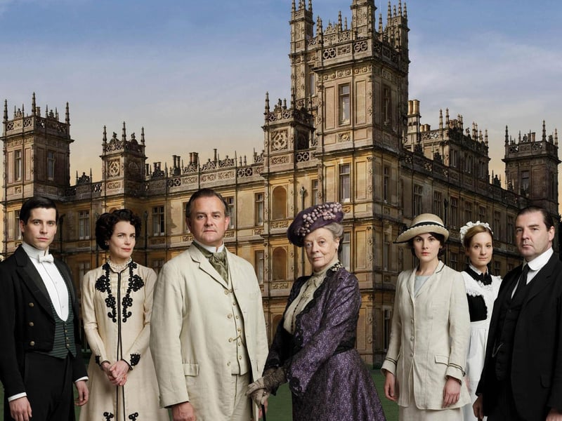 Highclere Castle in Highclere was used as the main filming location for the hit TV drama Downton Abbey, serving as the titular abbey.