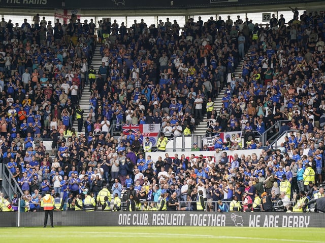 Pompey fans demonstrated their loyalty with another superb showing on the road