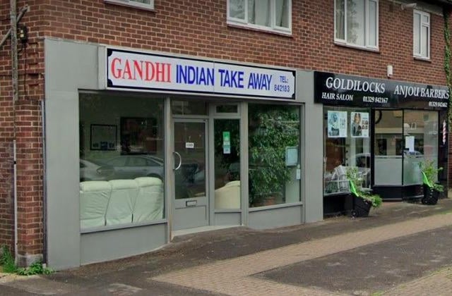 Gandhi Indian Takeaway, on Anjou Crescent, has a rating of 4.7 out of five from 201 reviews on Google.