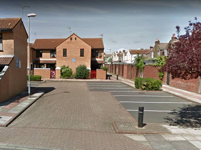 One of the car parks off George Street which is now available for key worker. Picture: Google Maps