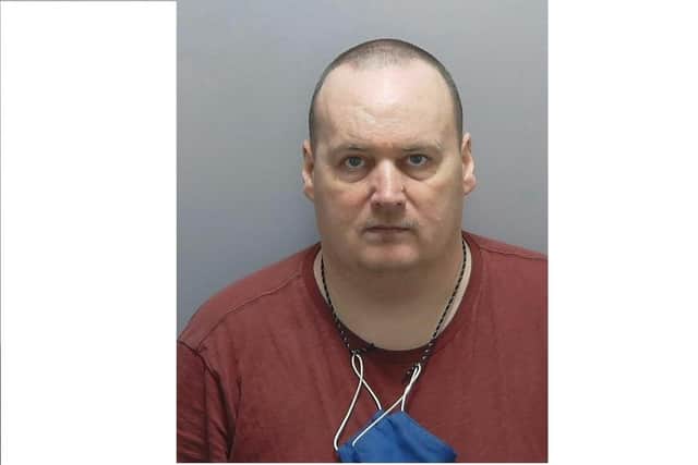 Christopher Rees, 43, of no fixed abode, admitting burgling five charity shops and one hairdressing salon in nine days last December Picture: Hampshire police