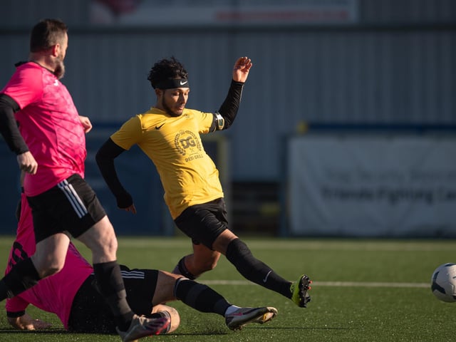 Freehouse (pink) v FFTP. Picture by Keith Woodland