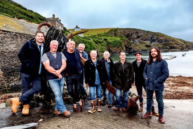 The Fisherman's Friends are raising money for the Royal Naval Association