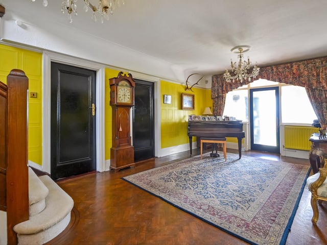 The hallway at Pilgerruh on Portsdown Hill