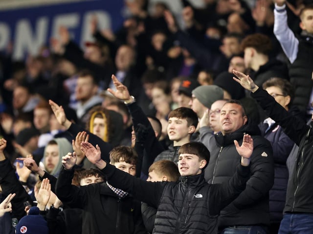 Number of Reading fans present: 2,578